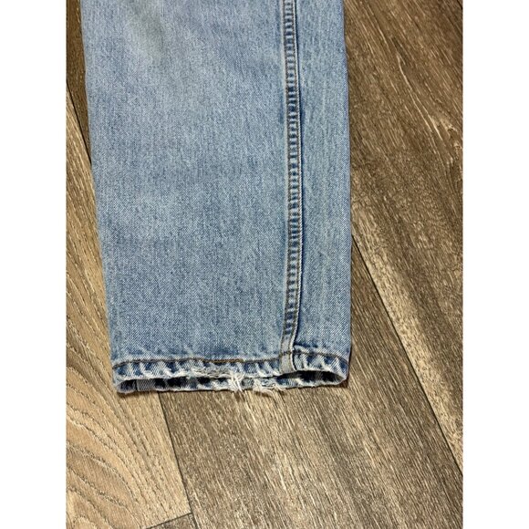 VINTAGE 90'S LEVI'S 551 WOMENS RELAXED FIT TAPERED LEG 14 SHORT COTTON USA Y2K - Picture 3 of 12